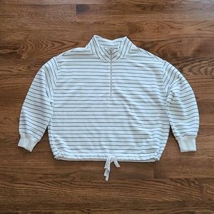 Old Navy Women's Mock Neck Half Zip Sweatshirt, M